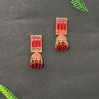 Keshari Red Earrings for Girls & Women